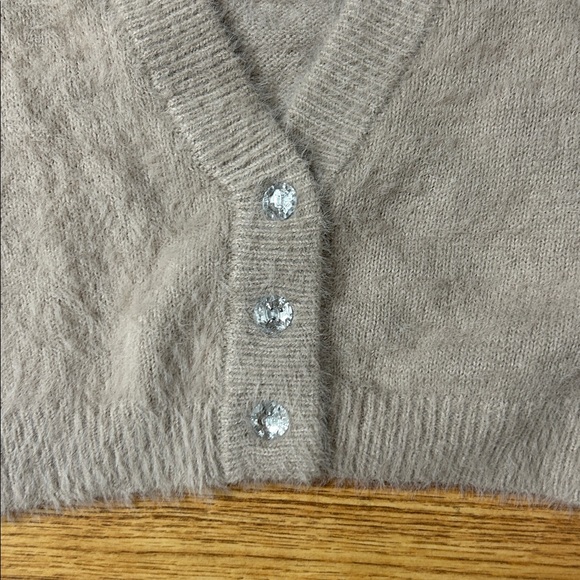 Sincerely Jules Soft Beige Knit Sweater Sz M - Picture 4 of 7